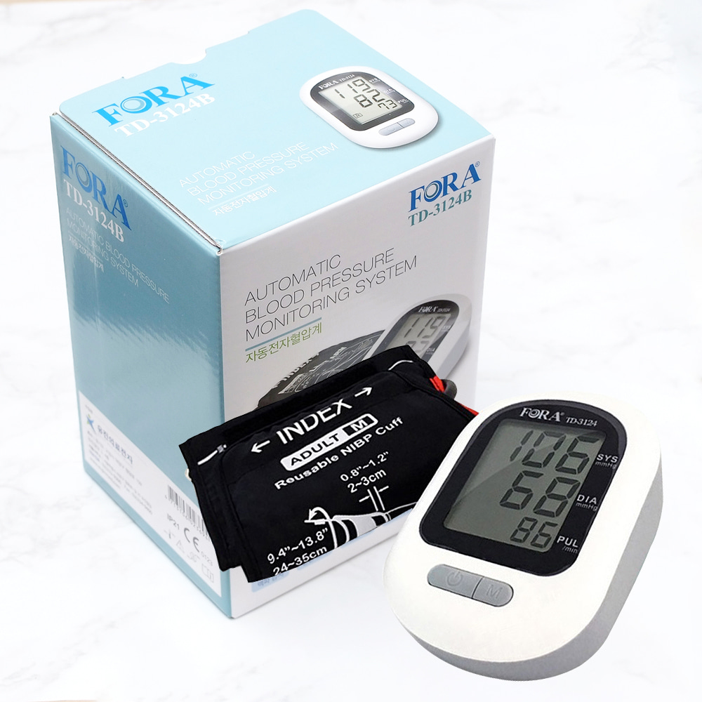 포라 가정용 혈압계 상완식 팔뚝형 FDA승인 TD-3124B