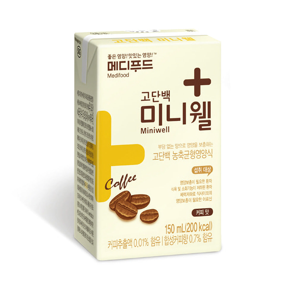 한국메디칼푸드 메디푸드 미니웰 커피맛 150ml 24팩