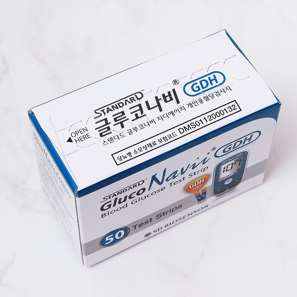 SD스탠다드 글루코나비 GDH 혈당시험지 1박스 총50매