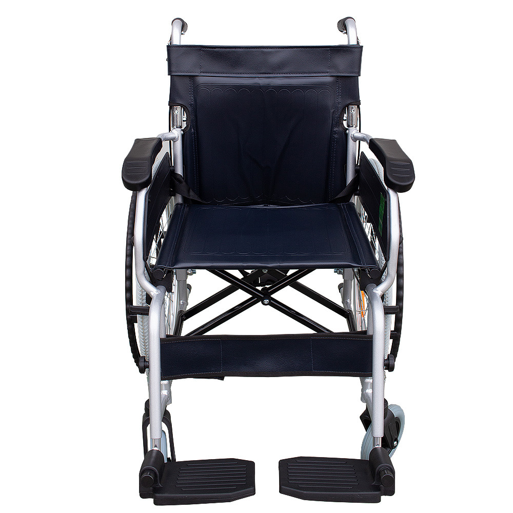 메디위 접이식 알루미늄 수동 휠체어 DSM-A24 꺽기형