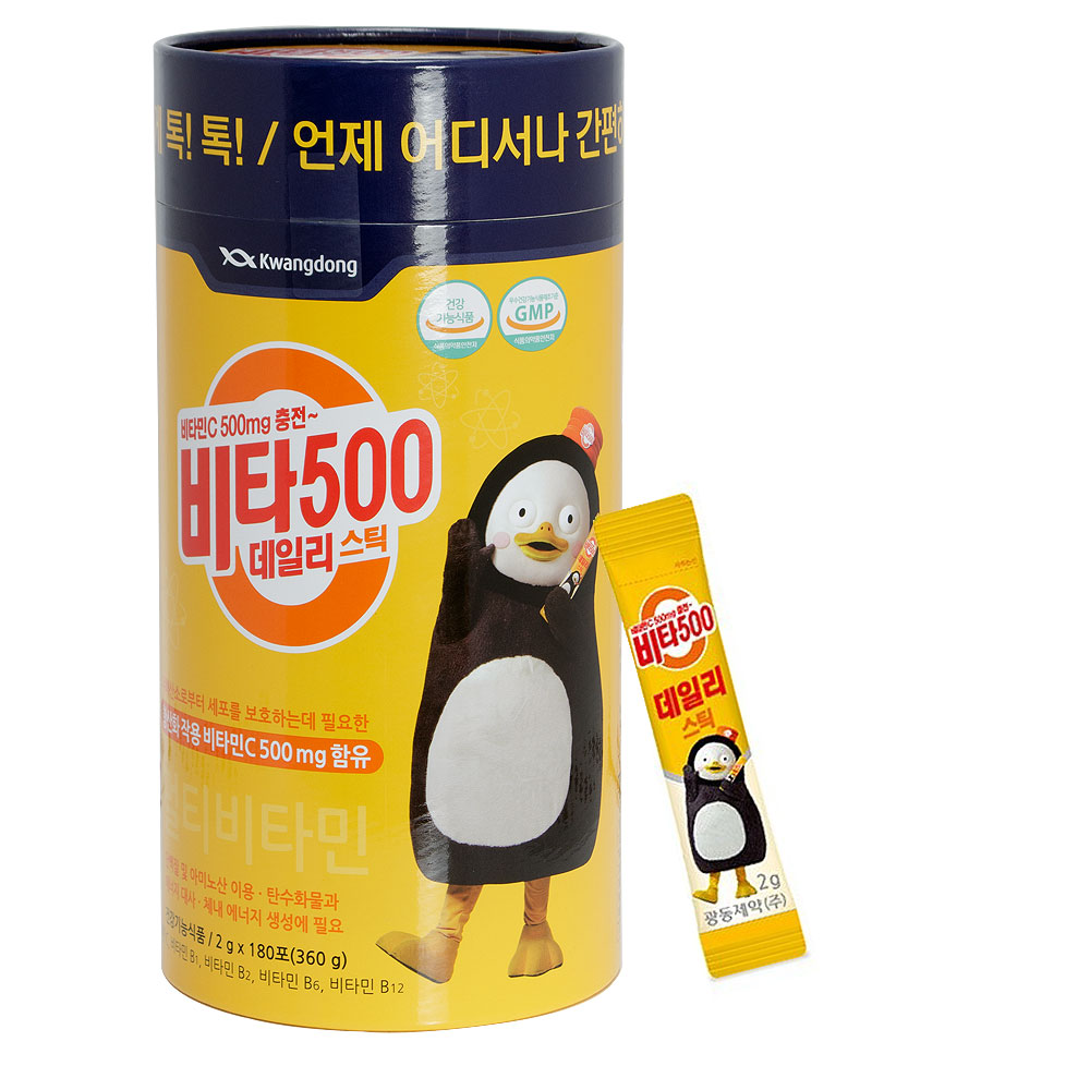 광동제약 멀티비타민 비타500데일리스틱180개 비타민C