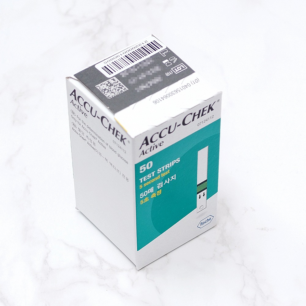 ROCHE 아큐첵 액티브 혈당시험지 1박스 총 50매