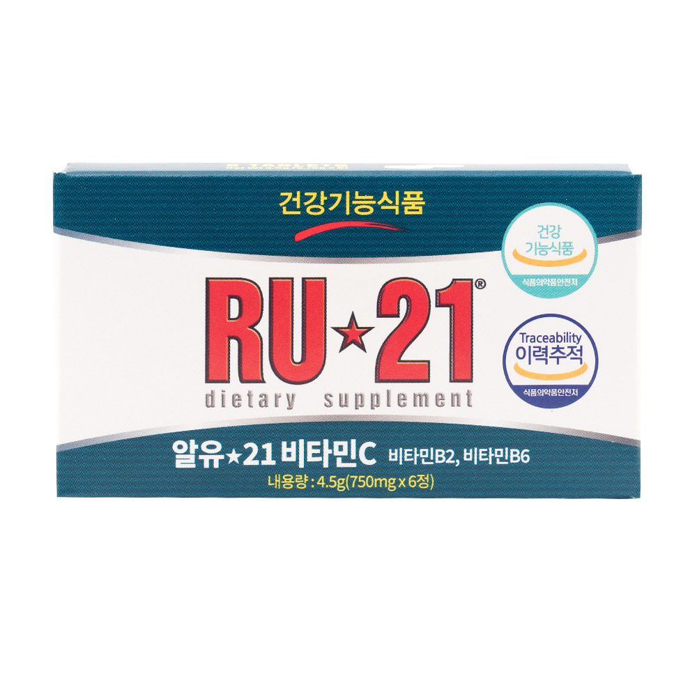 알유21 RU21 비타민C 750mg x 6정 1갑